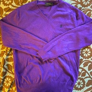 Polo By Ralph Lauren Pima Cotton V-Neck